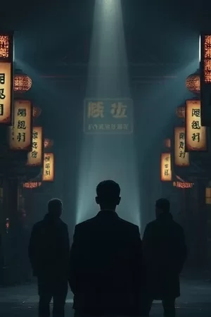 年代剧《锈色年代》竖版封面：旧厂房铁门与褪色的员工工牌