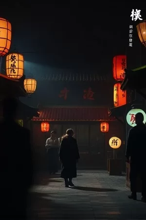 悬疑剧《钟摆停摆时》竖版封面：停摆的座钟与散落的齿轮