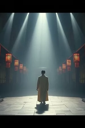都市剧《焦糖色黄昏》竖版封面：天台逆光剪影与渐暗天际